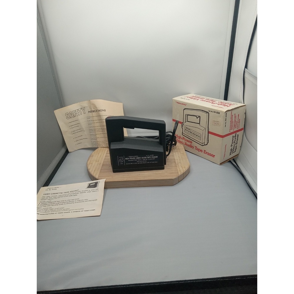 Radio Shack Realistic 44-233 High Power Video/Audio Cassette Tape‎ Eraser